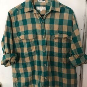 Plaid button up